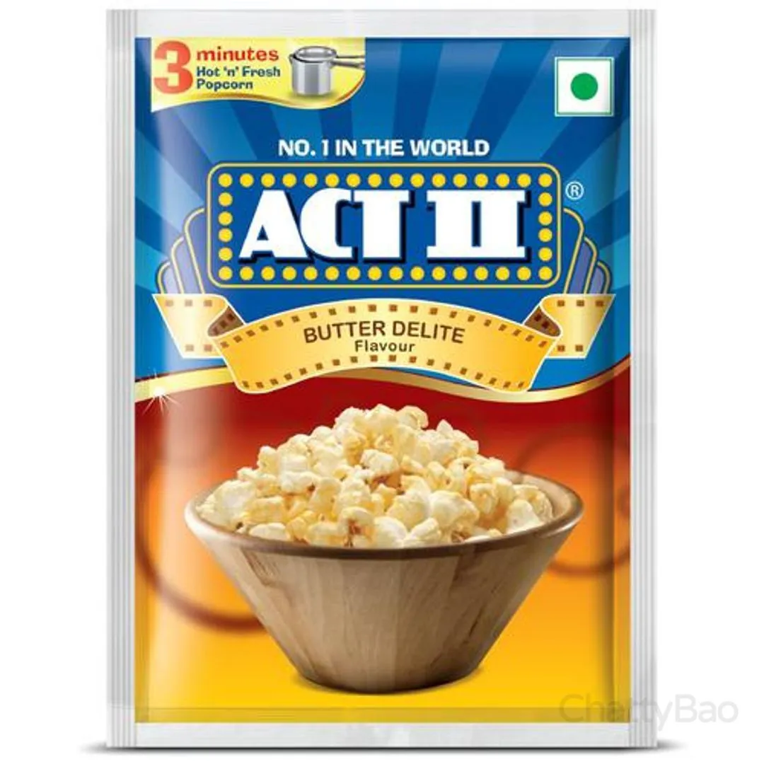 ACT II Instant Butter Delite Popcorn 70 g