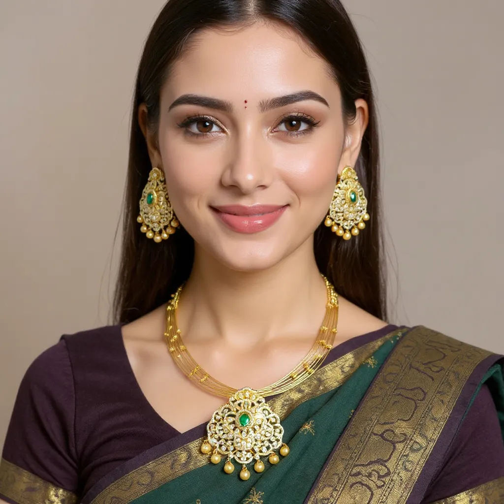 Elegant Designer Necklace Set view 4