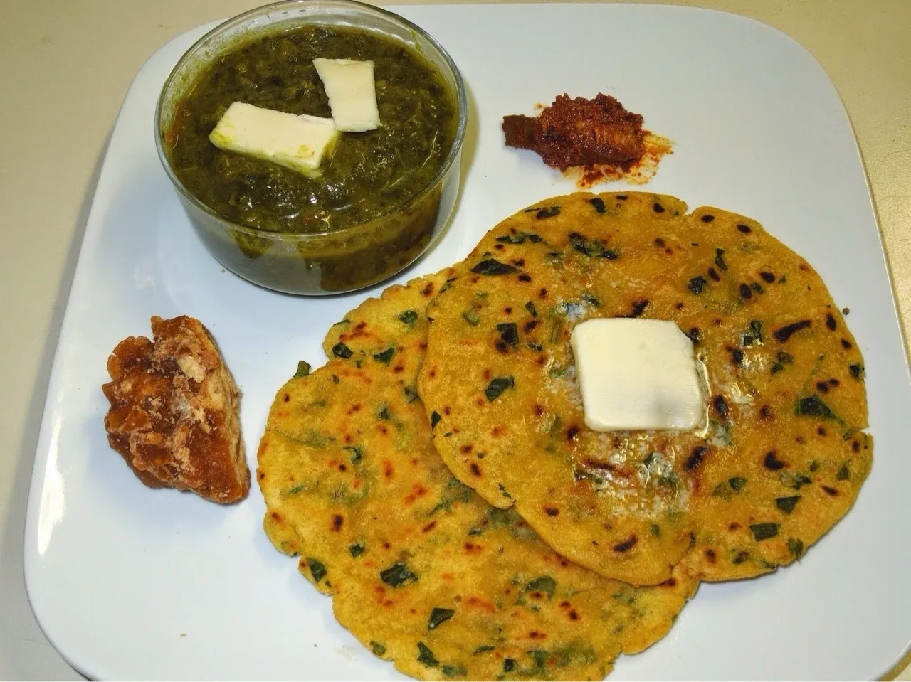 Sarson Ka Saag and Makki di Roti