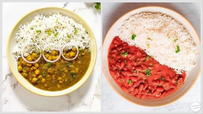Chole/Rajma With Rice