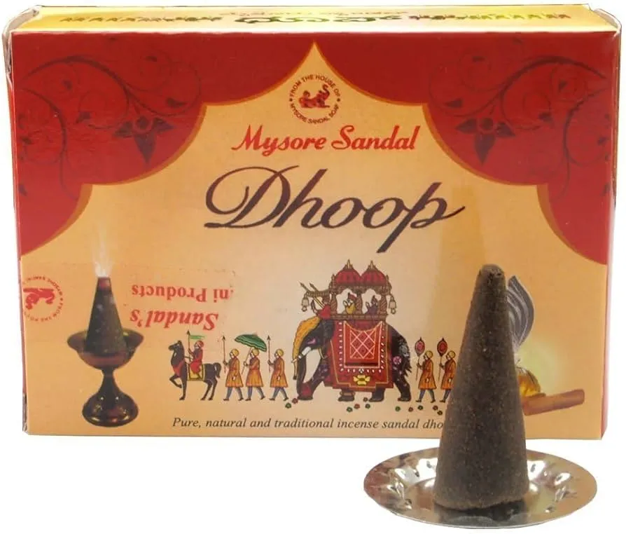 Mysore Sandal Dhoop 12 Pcs