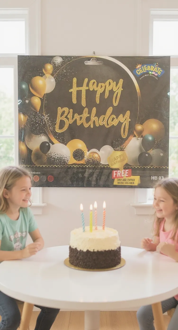 Celebrate Happy Birthday Banner