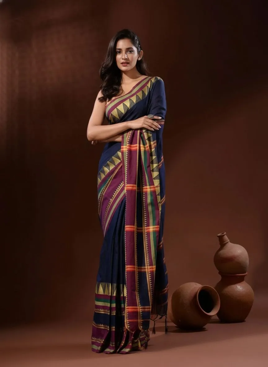 Traditional Handloom Cotton Saree