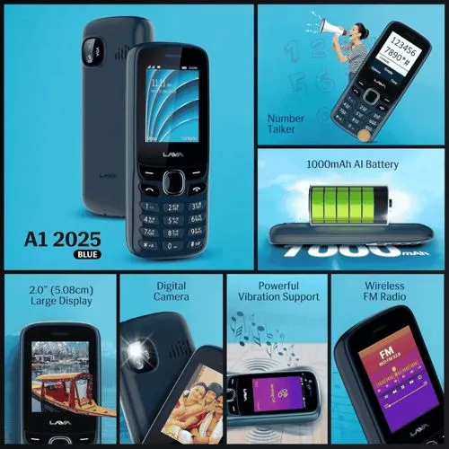 Lava A1 2025 Blue