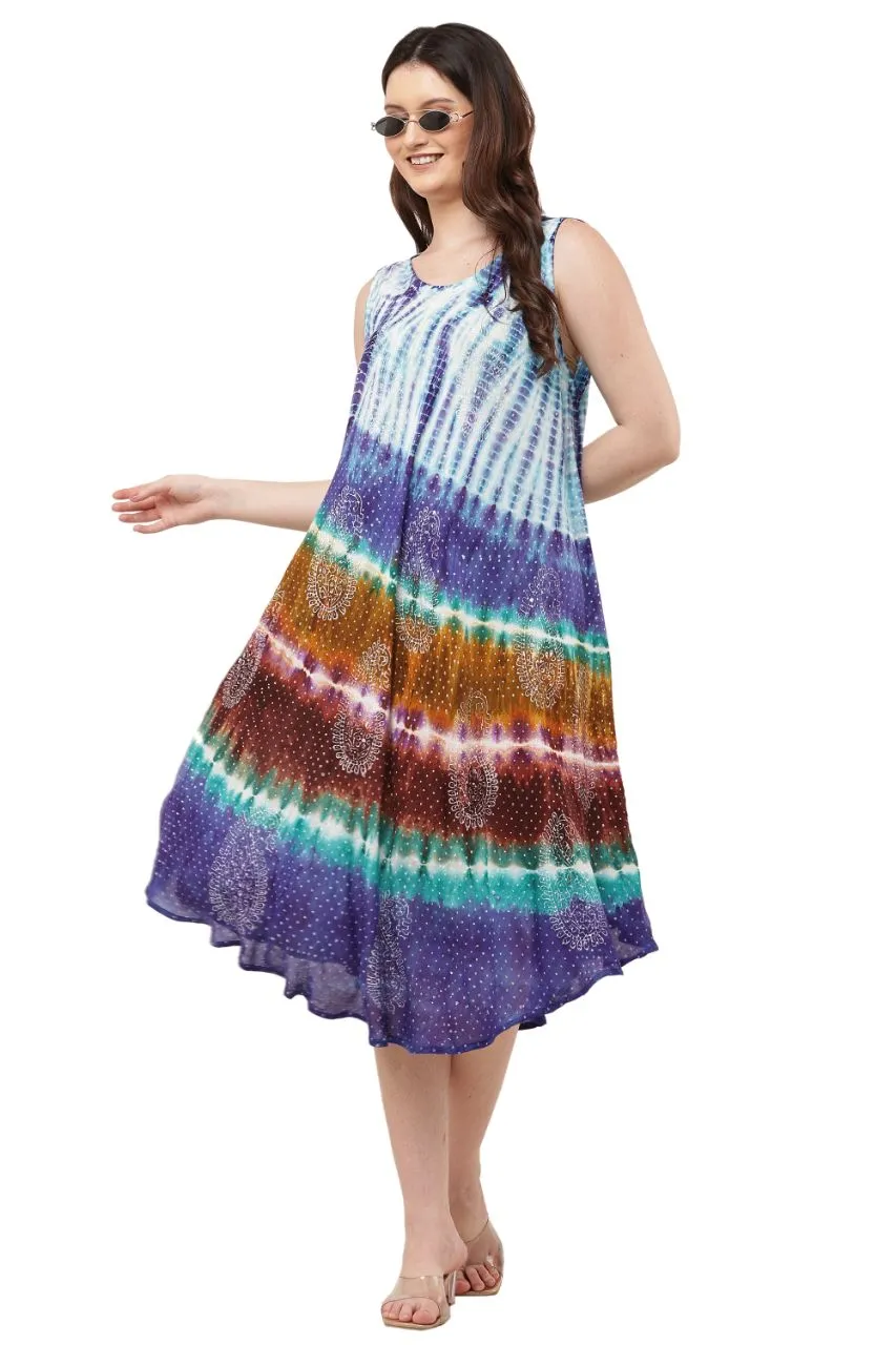 Tie-Dye Midi Dress