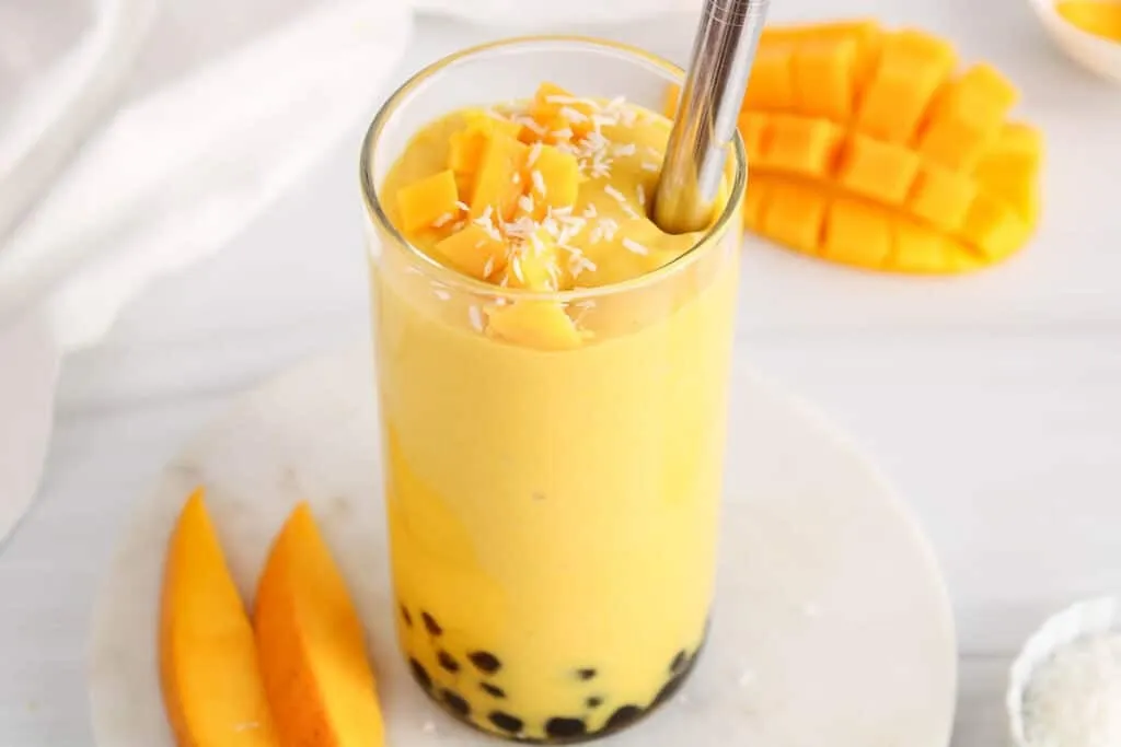 Mango Boba Smoothies
