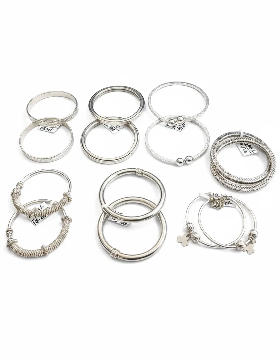 Silver  Baby Bangles