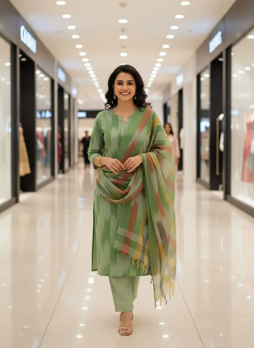 Pastel Green Salwar Suit