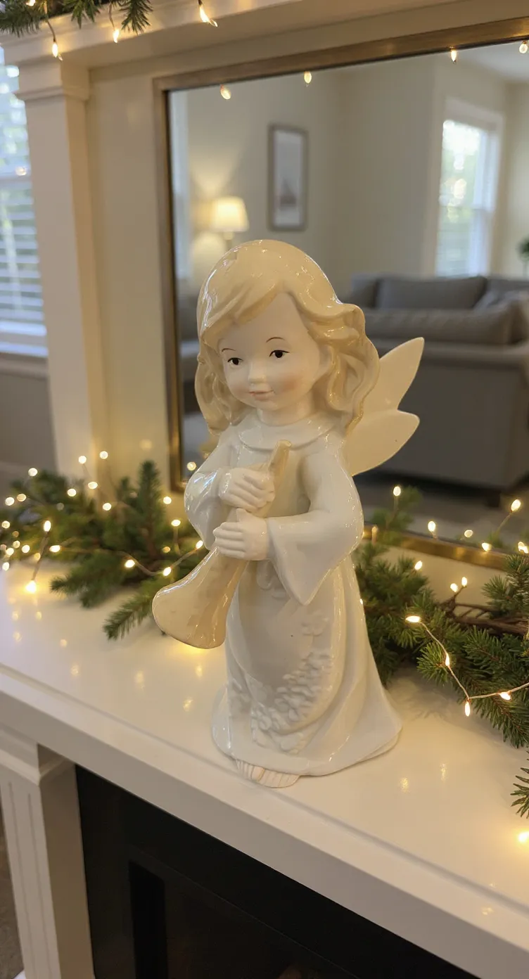 Angel Holding Trumpet