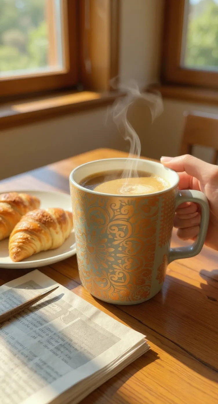 Decorated Ceramic Mug