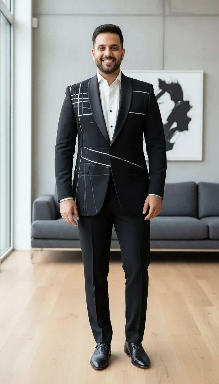 Embroidered Tux