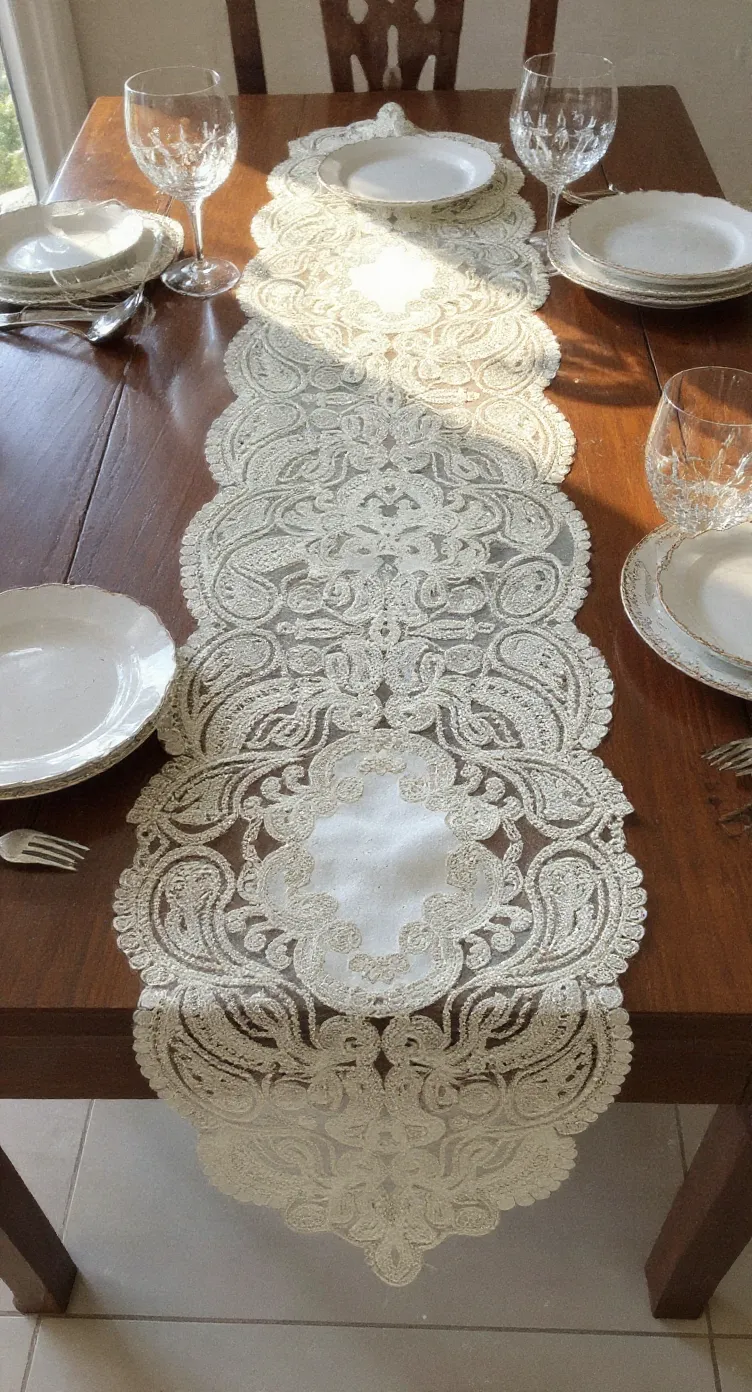 Lace Table Runners and Mats