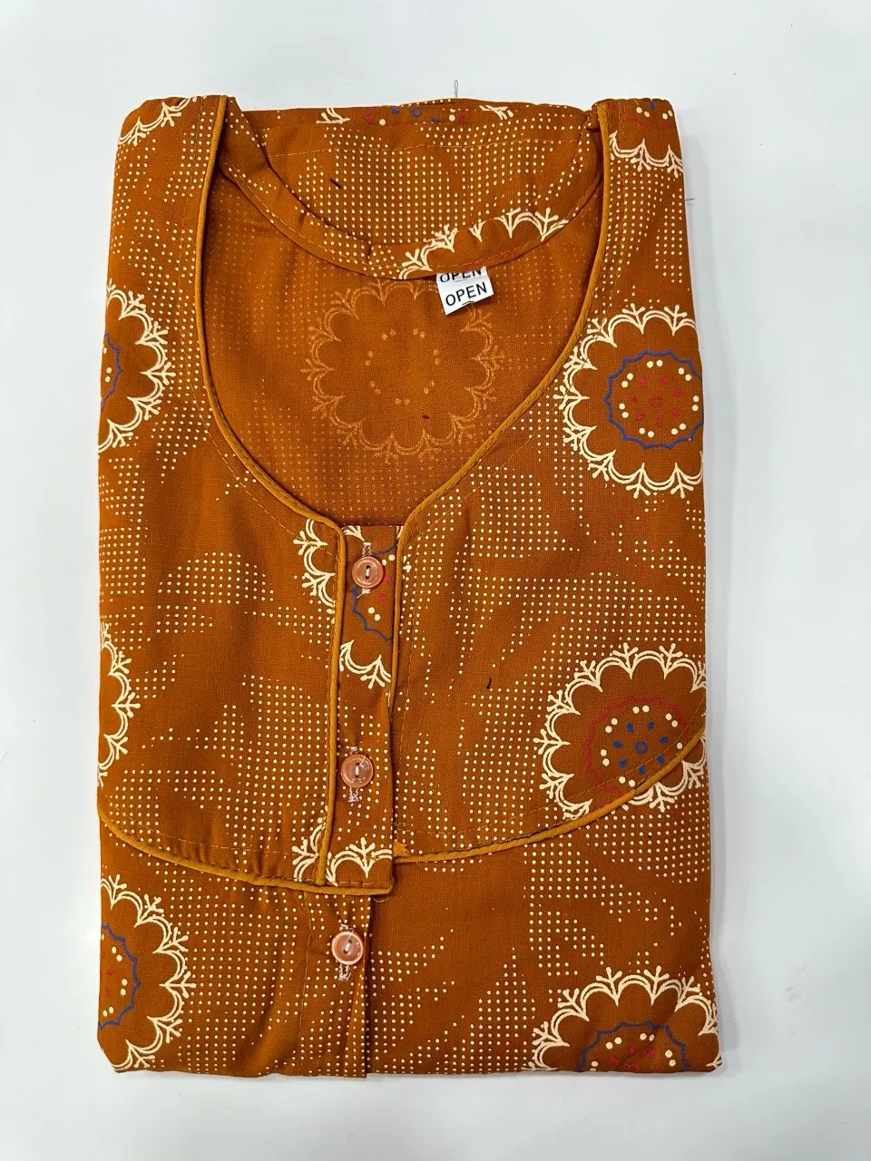 Full Open Cotton Nighty