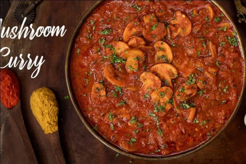 Mushroom Stuff Masala