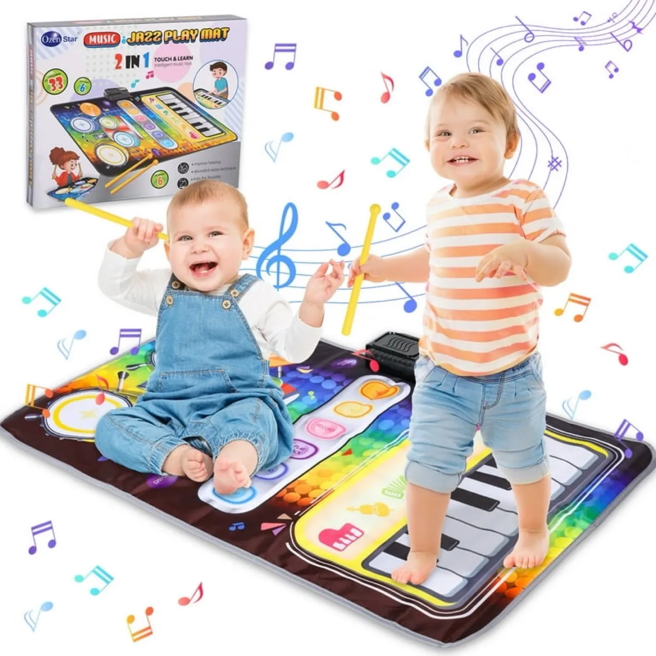 2 In 1 Drum Mat