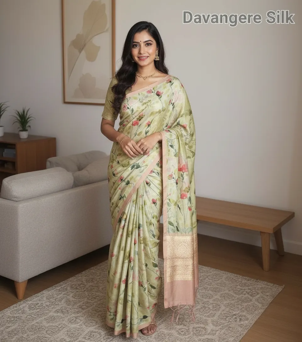 Floral Muslin Silk