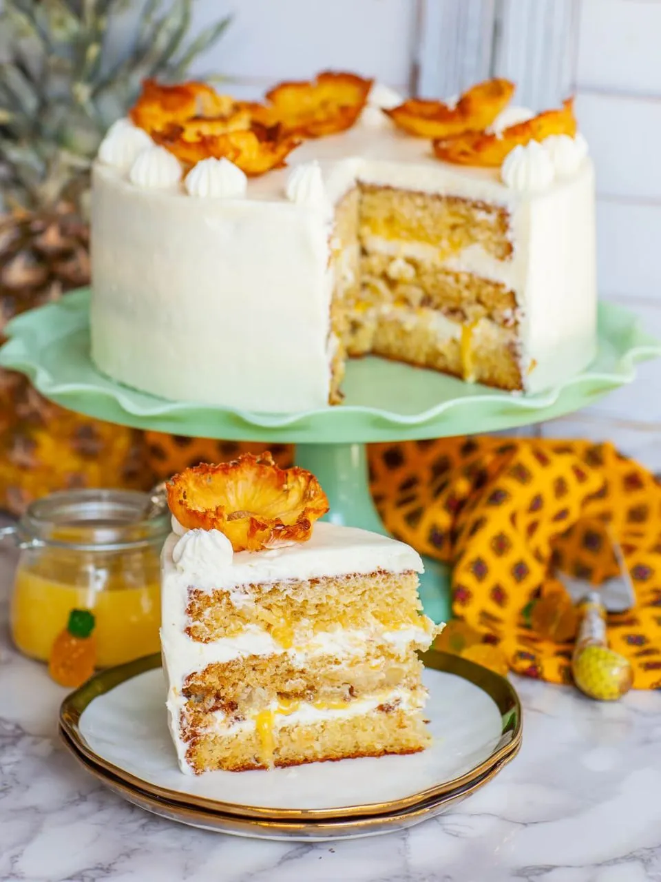 Pineapple Cake 500 Gm