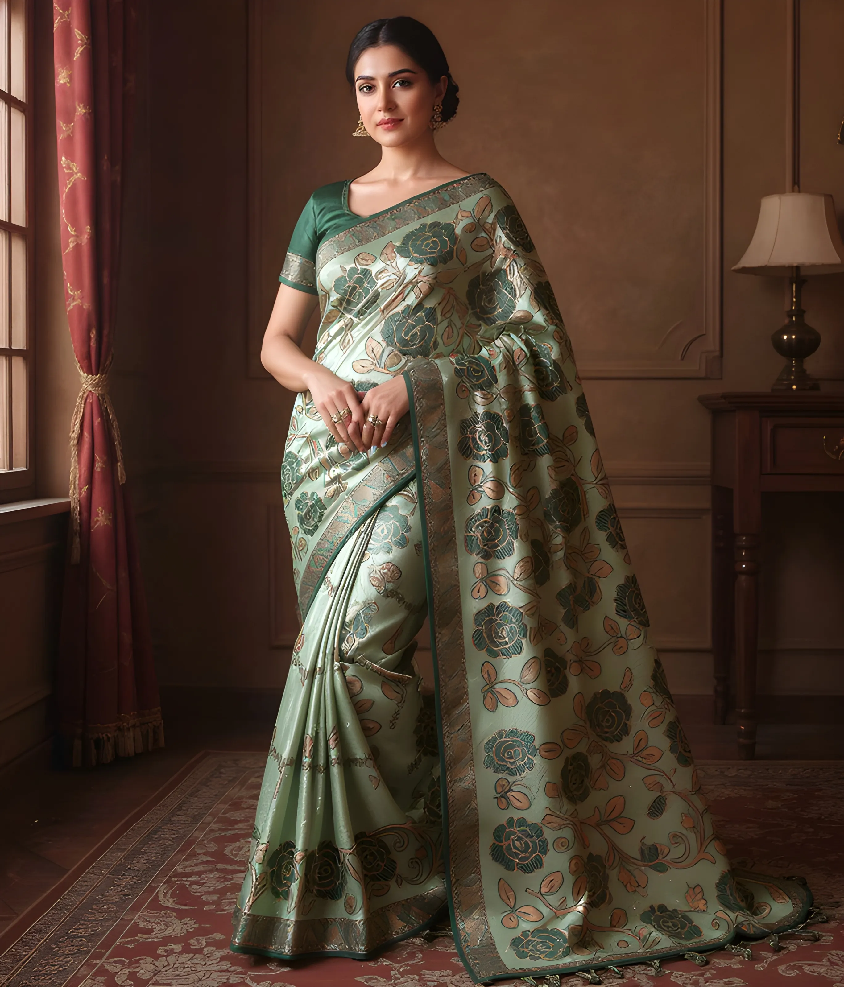 Paridhan Boutique Embroidered Saree,