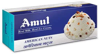 Amul Ice Cream - American Nuts 750 ml