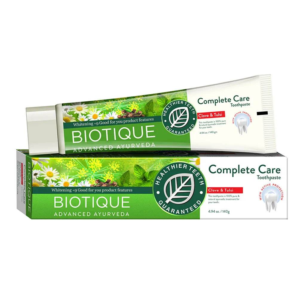 Biotique Complete Care Toothpaste - Clove and Tulsi 140 g