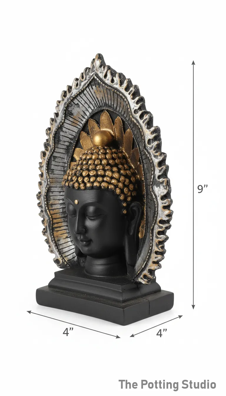Buddha Head Sculpture