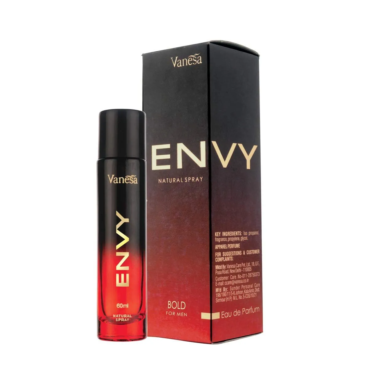 Envy Perfume Spray Bold For Men 60ml
