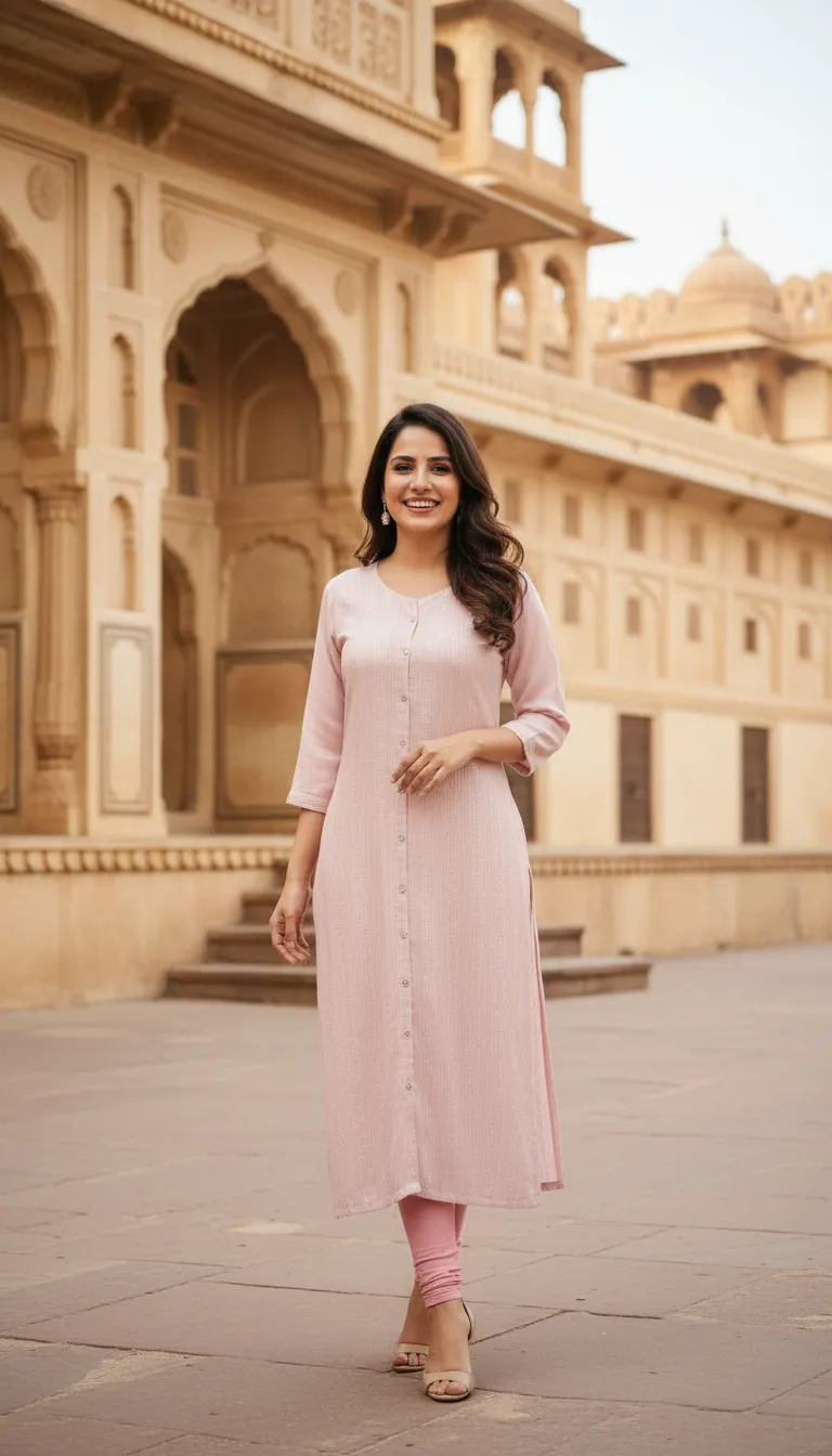 Pink Kurti
