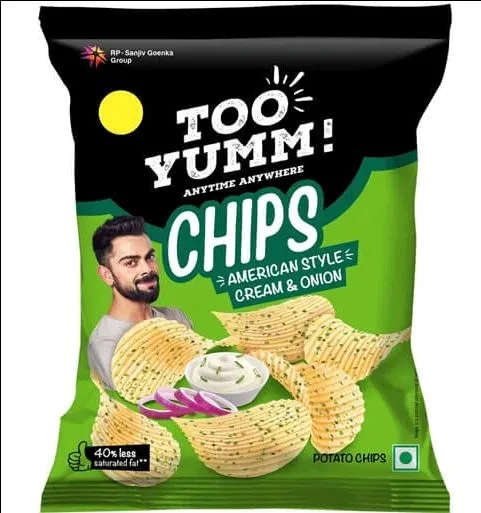 Too Yumm Cream & Onion Chips 24g