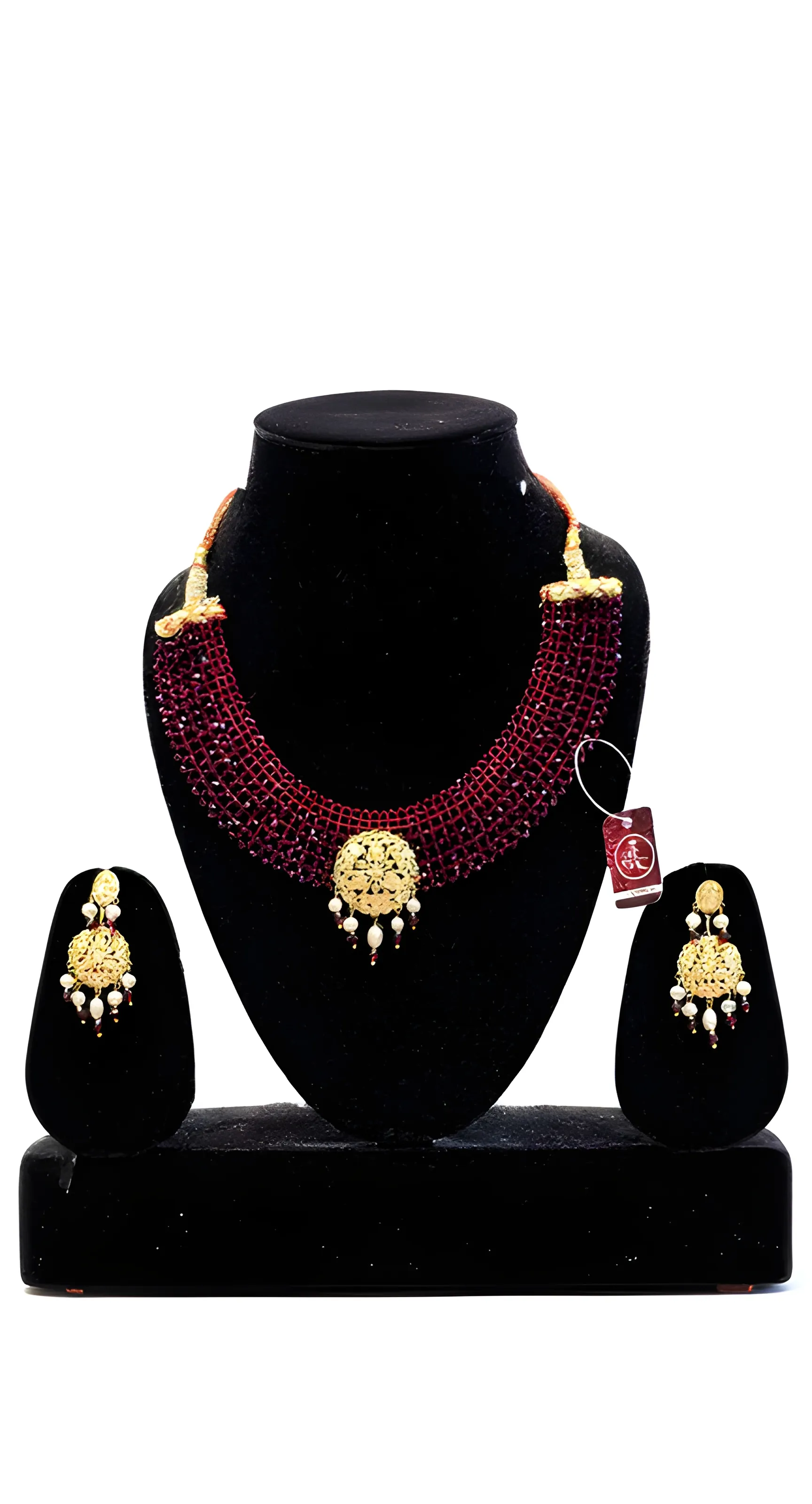 Elegant Garnet Necklace Set