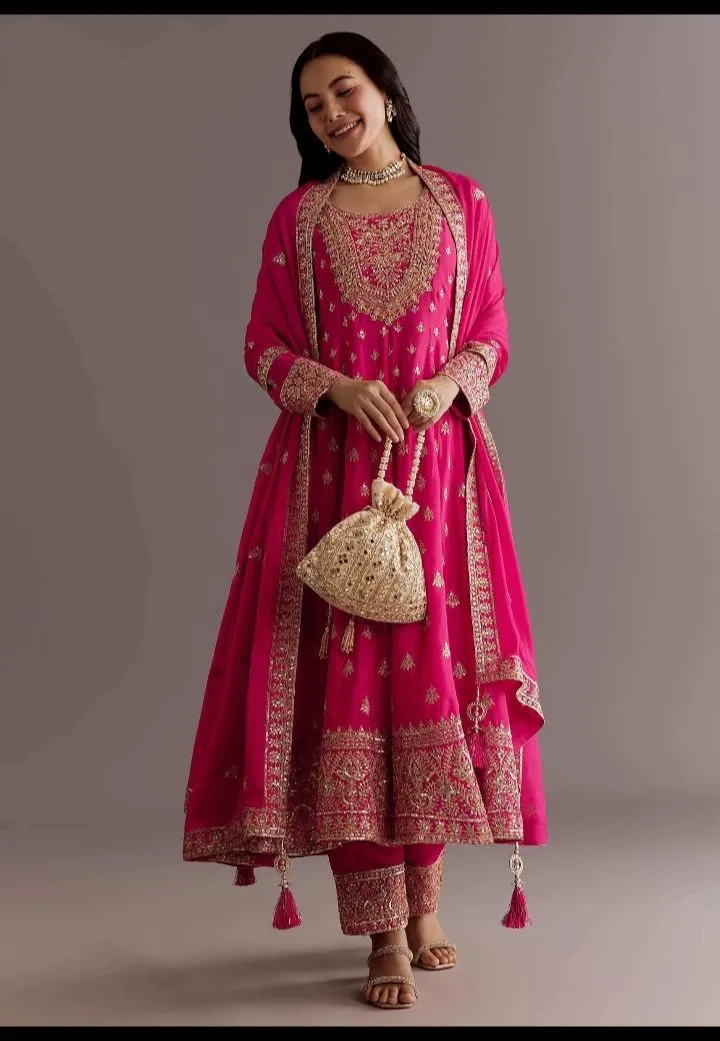 Luxury Pink Salwar Suits