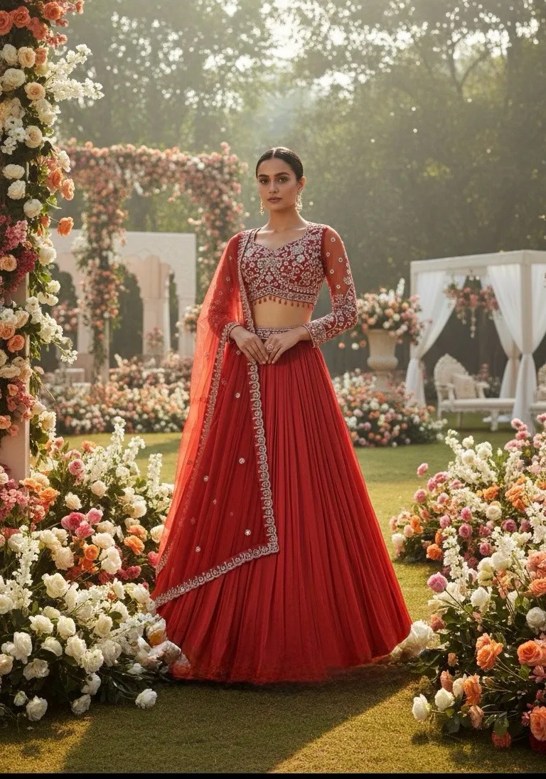Silk Premium Traditional Lehenga view 2
