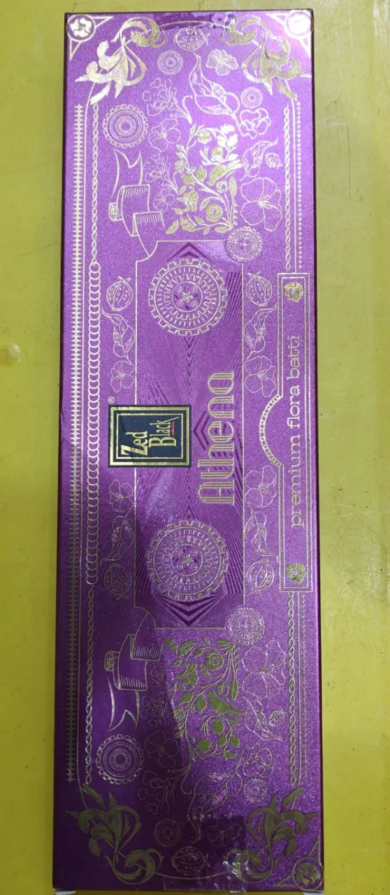 Zed Black Athena Premium Flora Batti 45gm