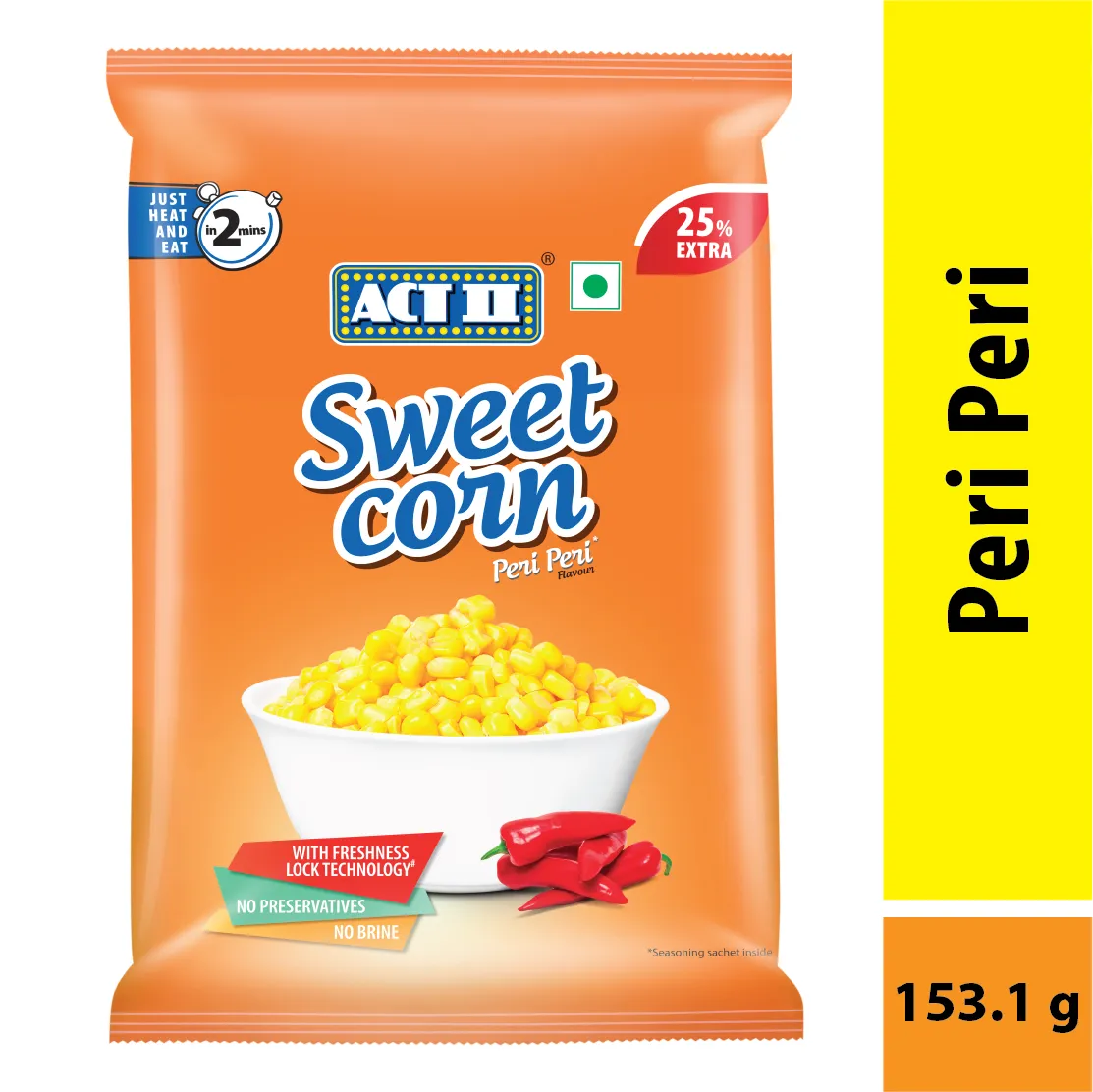 ACT II Sweet Corn - Peri Peri 153 g
