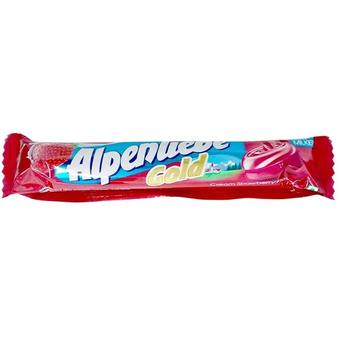 Alpenliebe Gold Cream Stick - Strawberry Flavour 28 g