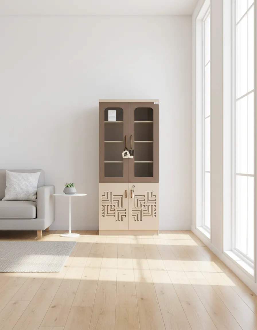 Crio Patterned Display Cabinet
