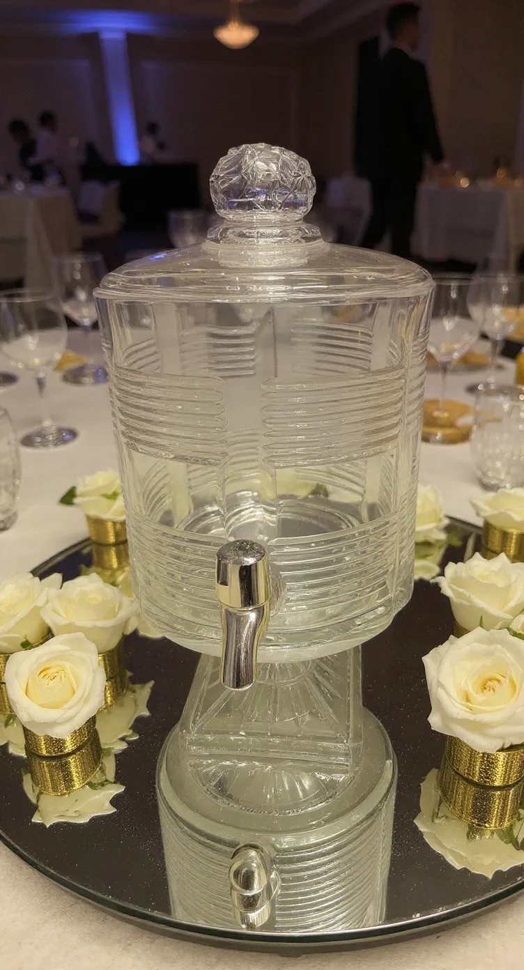 Glass Beverage Dispenser
