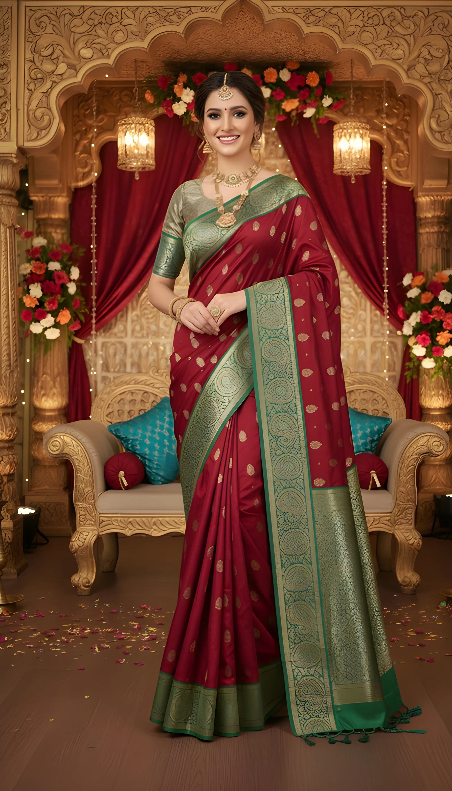 BANARASI SILK SAREE 10232395