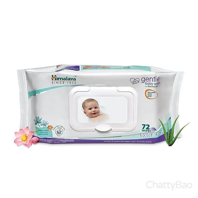 Himalaya Gentle Baby Wipes 72 Pieces