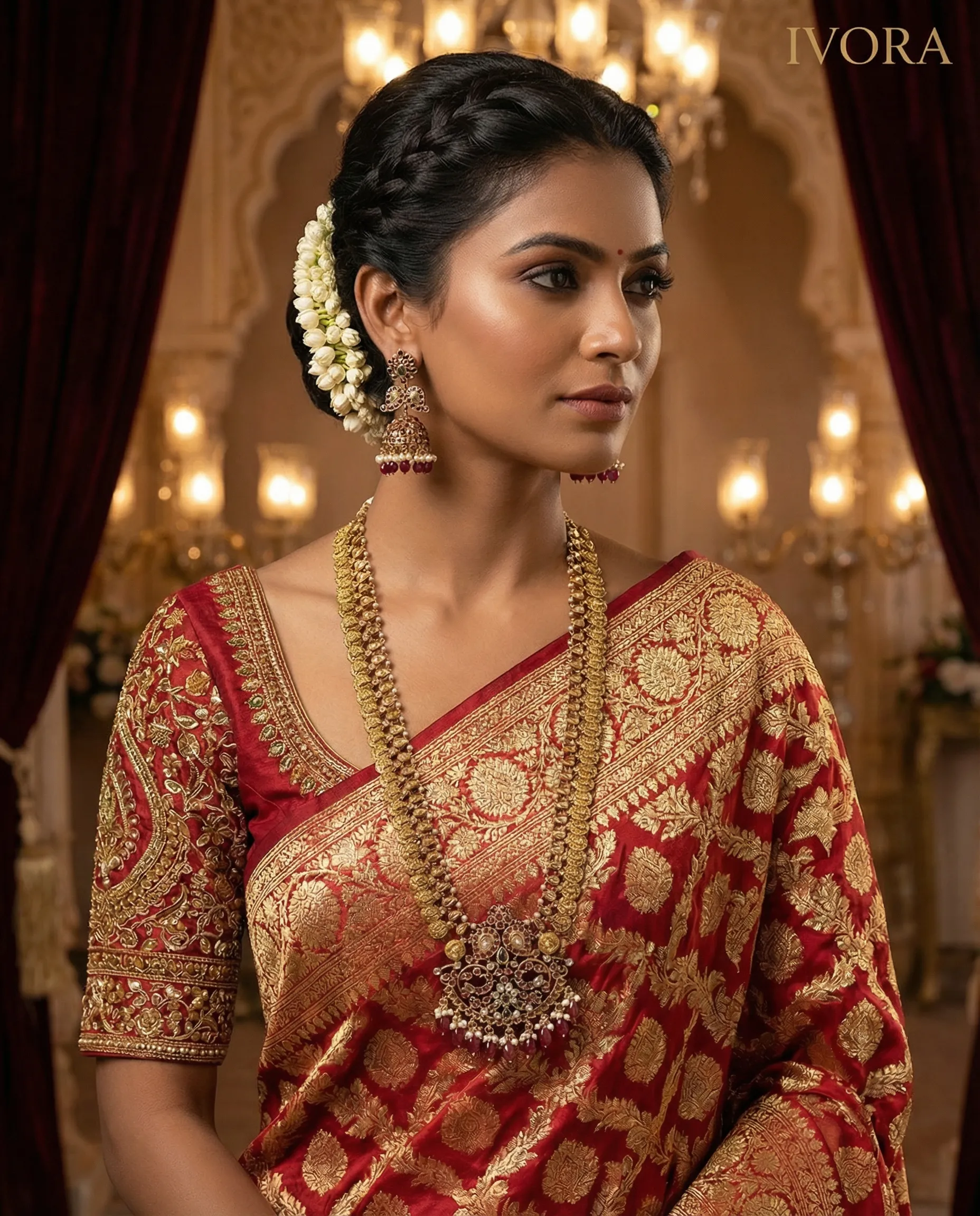 Gold-Tone Traditional Necklace Set