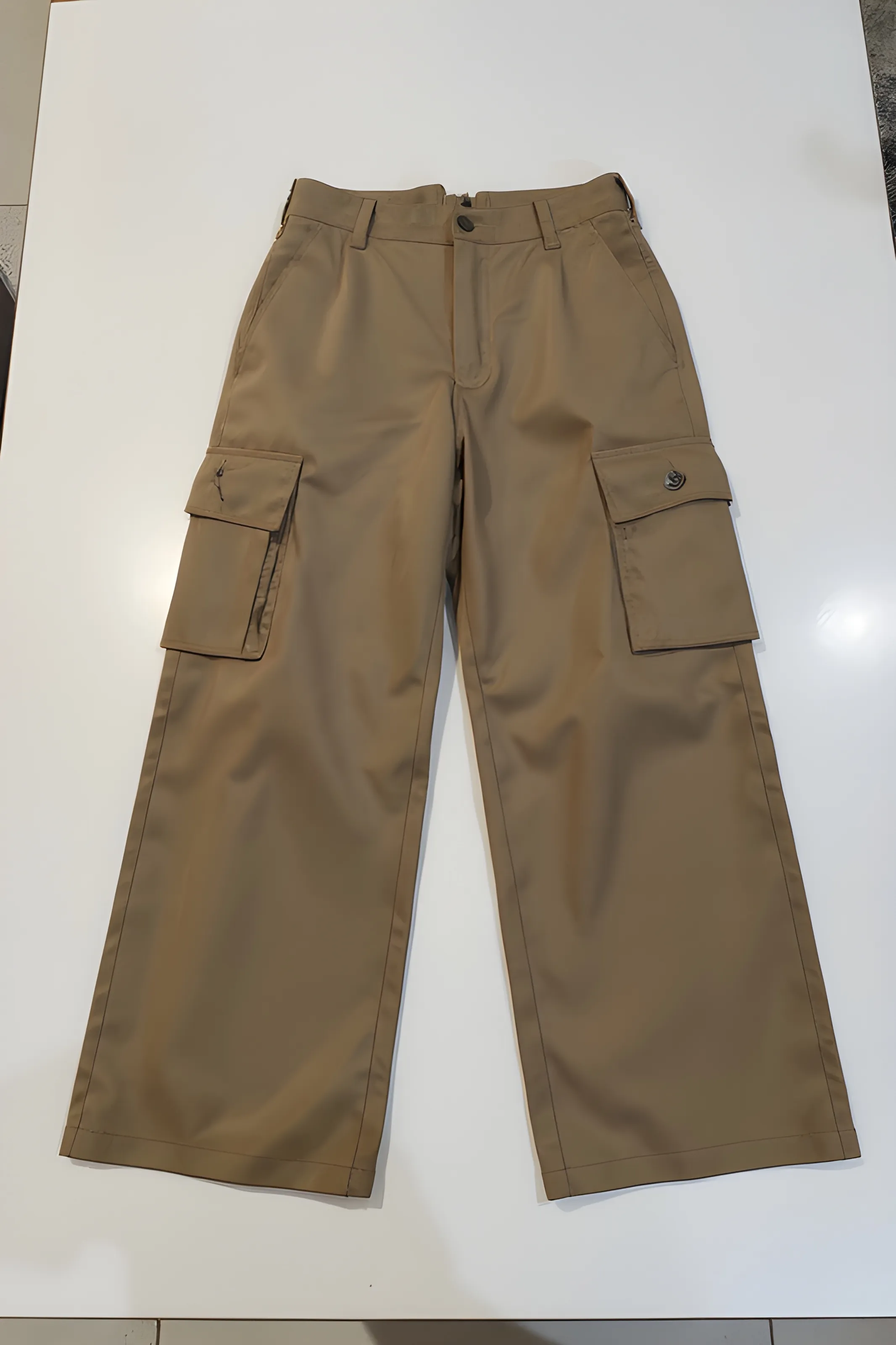 Beige Cargo Pants