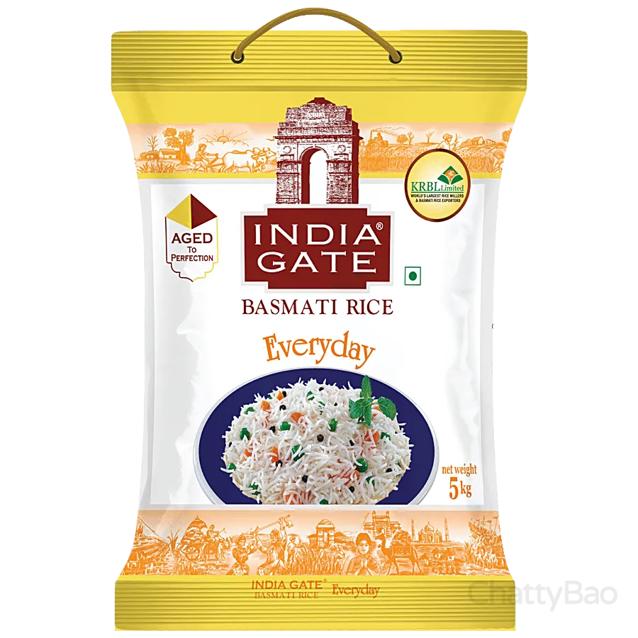 India Gate Basmati Rice - Everyday 5 kg
