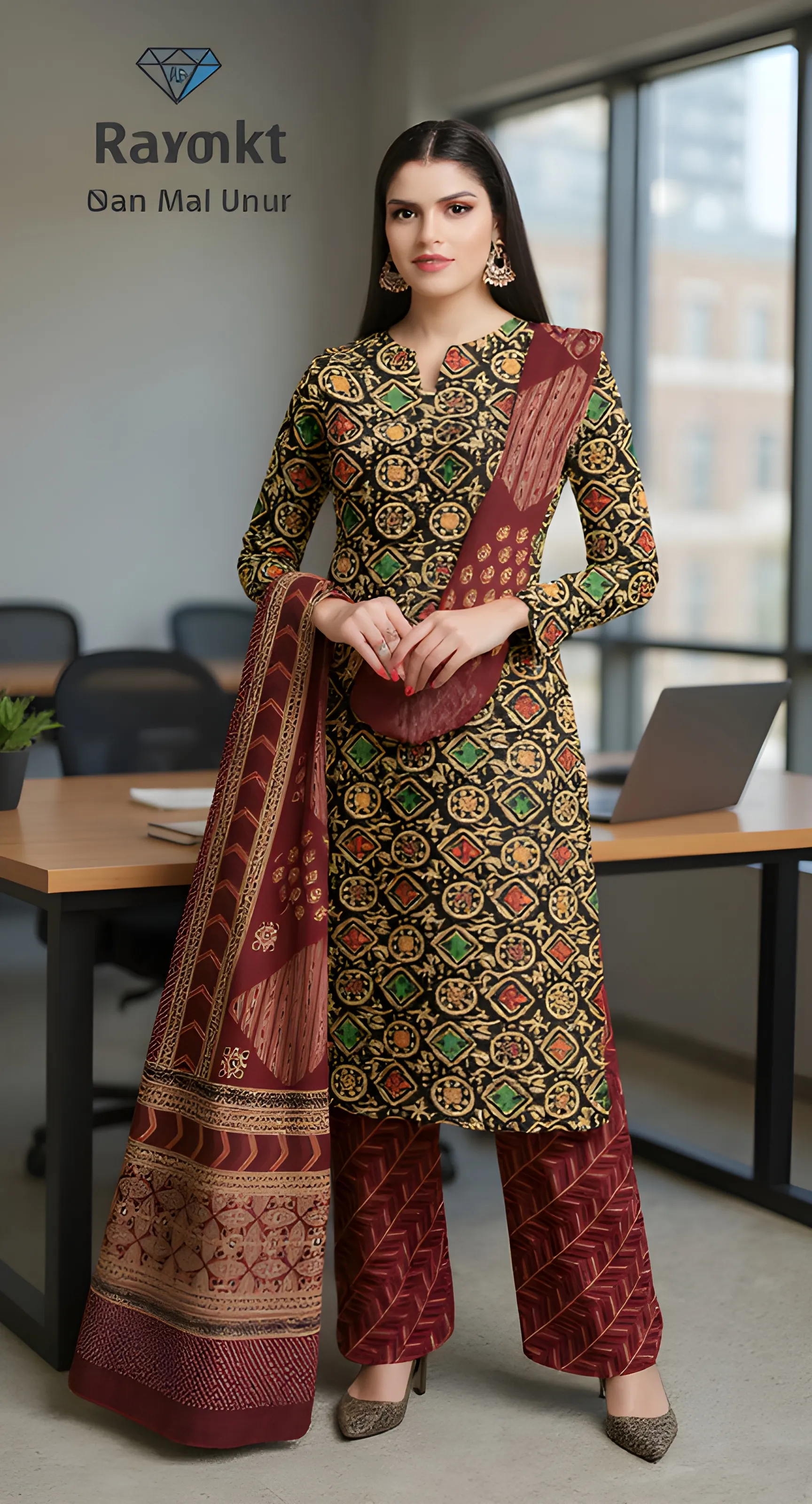 Rayonkt Ethnic Suit