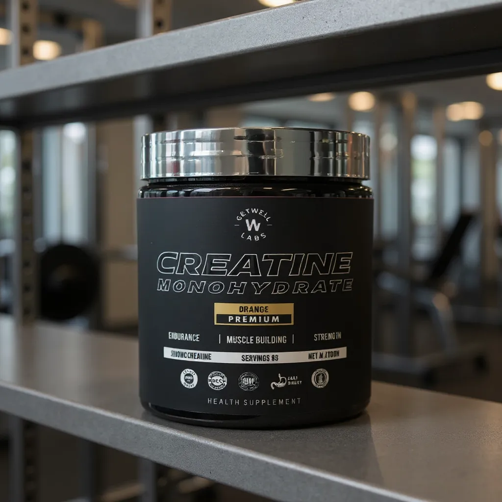 Get Well Labs Creatine Monohydrate Orange Premium