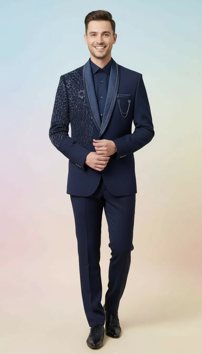 Embroidered Tuxedo.