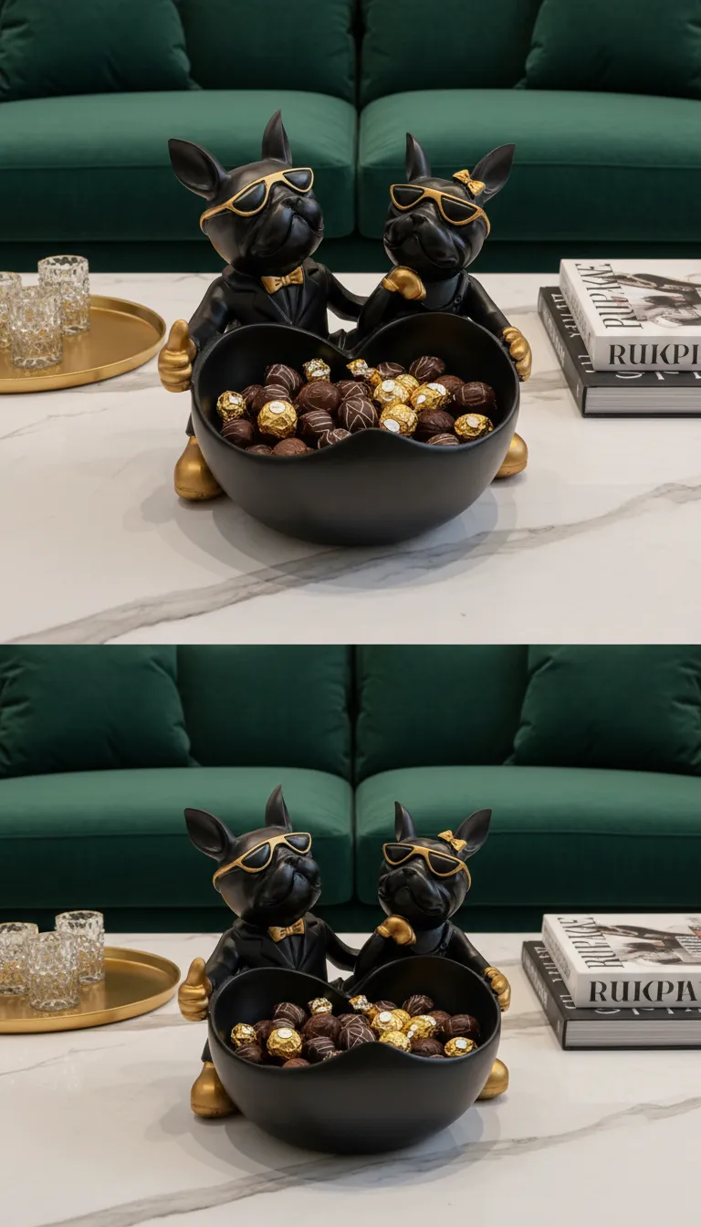 Decorative Bulldog Bowl