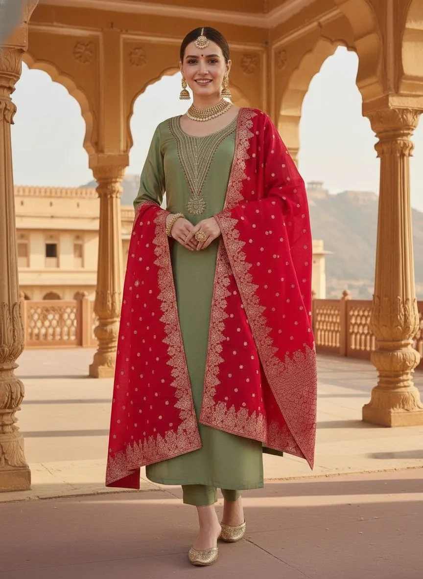 Embroidered Salwar Suit