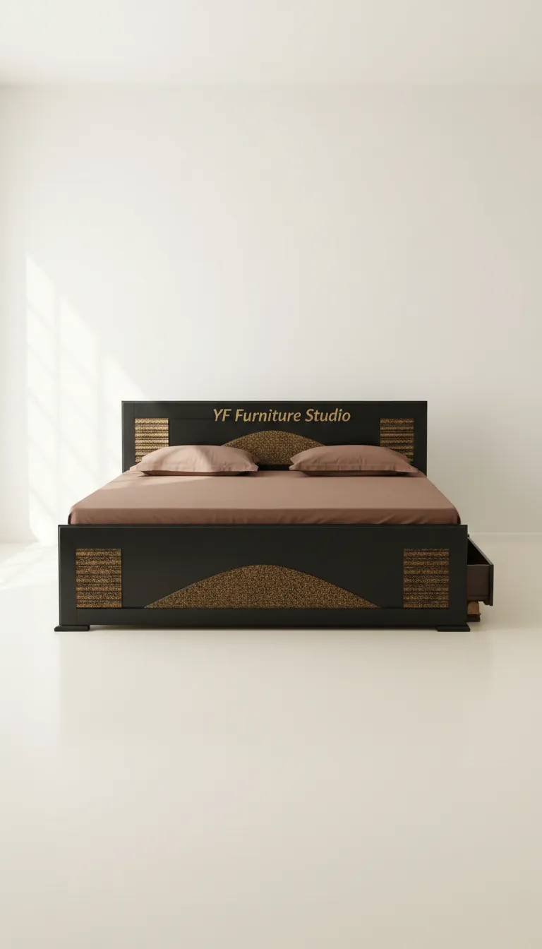 Gold Texture Bed