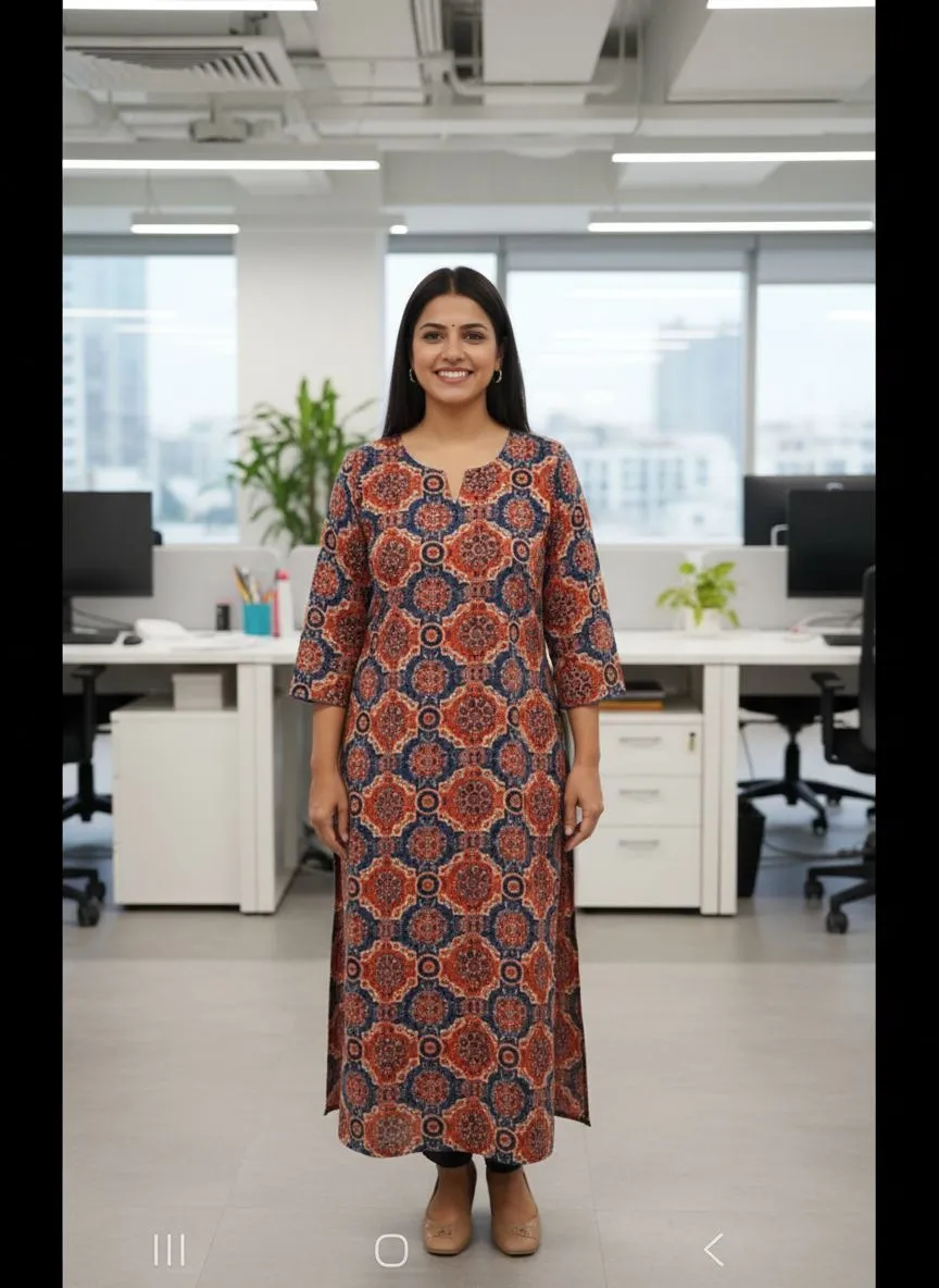 Ethnic Floral Kurti
