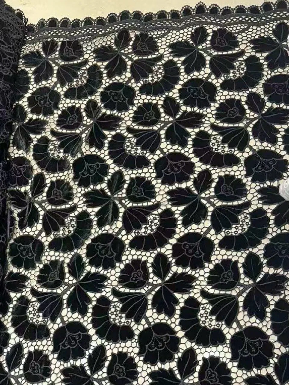 Velvet Lace Fabric