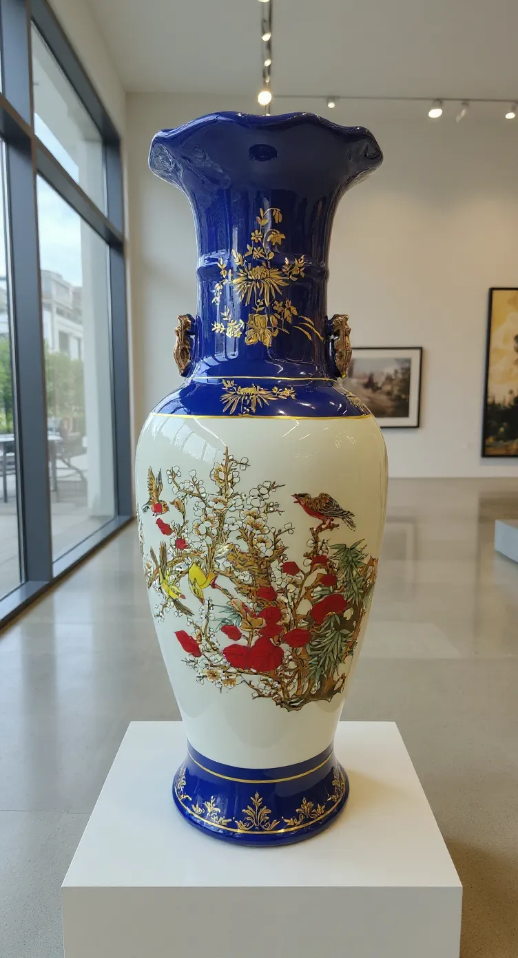 Large Decorative Ceramic Vase
